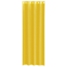 Voile Aizkari Ar Starplikām, 2 Gab., Dzelteni Vidaxl