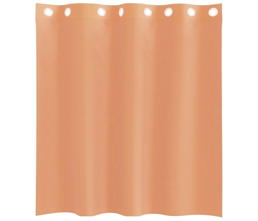 Voile Aizkari Ar Starplikām, 2 Gab., Sarkanbrūni Vidaxl