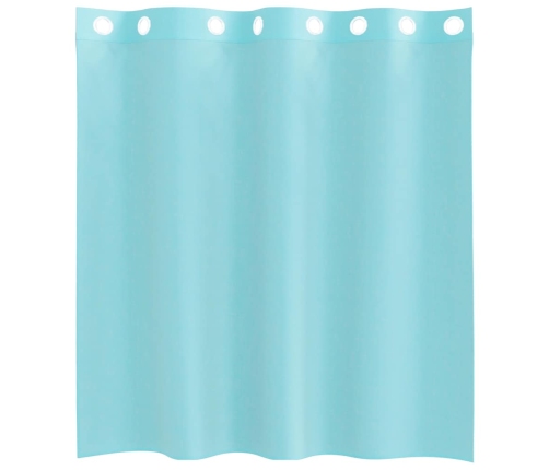 Voile Aizkari Ar Starplikām, 2 Gab., Tirkīzzili Vidaxl