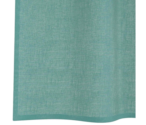 Voile Aizkari Ar Starplikām, 2 Gab., Tirkīzzili Vidaxl