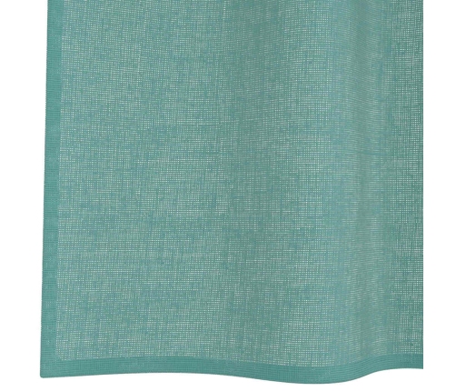 Voile Aizkari Ar Starplikām, 2 Gab., Tirkīzzili Vidaxl