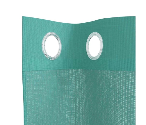 Voile Aizkari Ar Starplikām, 2 Gab., Tirkīzzili Vidaxl