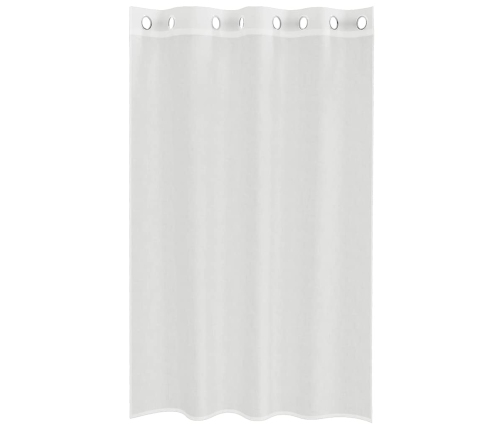 Voile Aizkari Ar Starplikām, 2 Gab., Balti Vidaxl