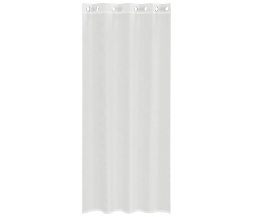 Voile Aizkari Ar Starplikām, 2 Gab., Balti Vidaxl