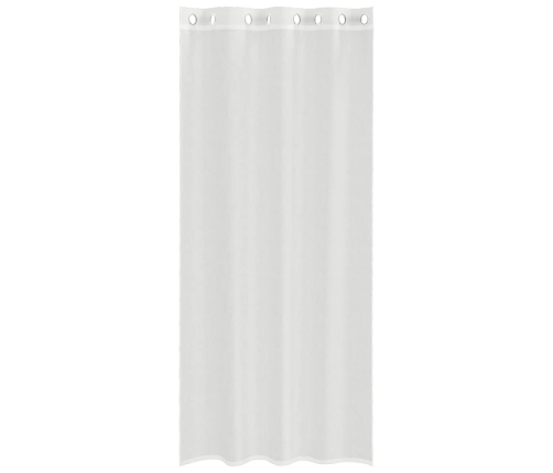 Voile Aizkari Ar Starplikām, 2 Gab., Balti Vidaxl