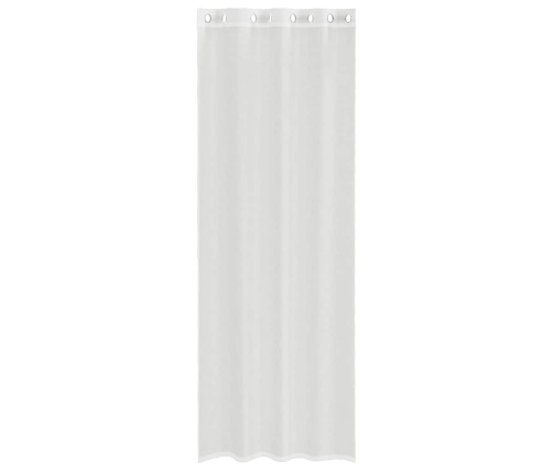 Voile Aizkari Ar Starplikām, 2 Gab., Balti Vidaxl