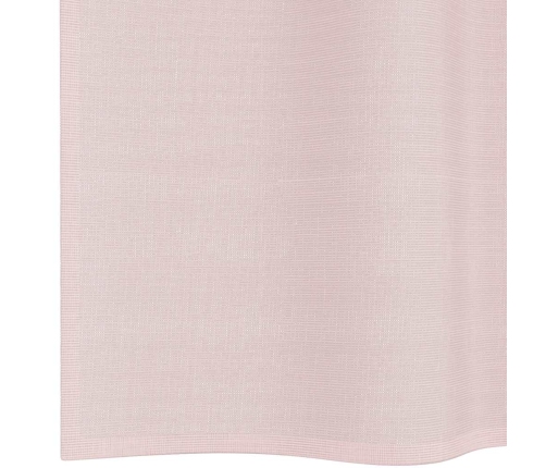 Voile Aizkari Ar Stieņu Kabatām, 2 Gab., Gaiši Rozā Vidaxl