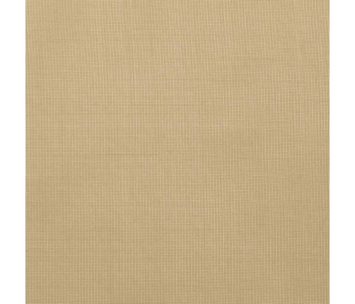 Voile Aizkari Ar Stieņu Kabatām, 2 Gab., Smilšu Krāsa Vidaxl