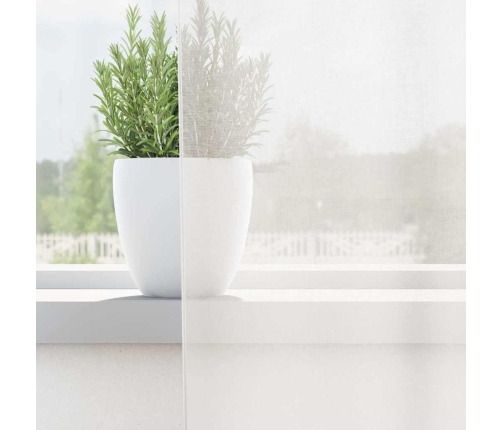 Voile Aizkari Ar Stieņu Kabatām, 2 Gab., Balti Vidaxl