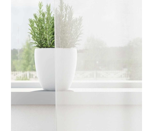 Voile Aizkari Ar Stieņu Kabatām, 2 Gab., Balti Vidaxl