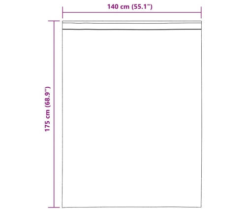 Voile Aizkari Ar Cilni, 2 Gab., Melni Vidaxl