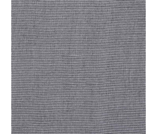 Voile Aizkari Ar Cilni, 2 Gab., Melni Vidaxl