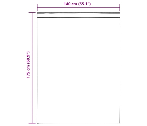 Voile Aizkari Ar Cilni, 2 Gab., Brūni Vidaxl