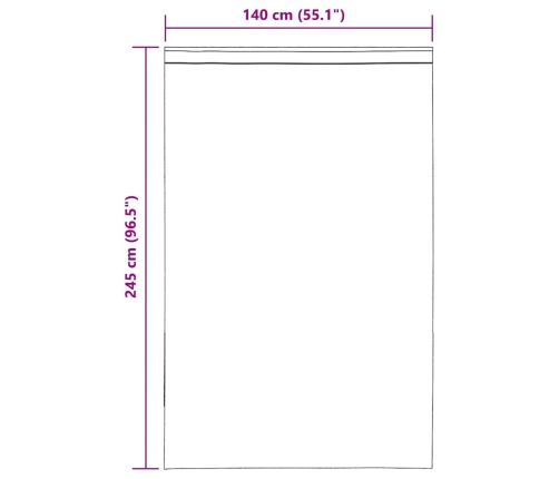 Voile Aizkari Ar Cilni, 2 Gab., Brūni Vidaxl