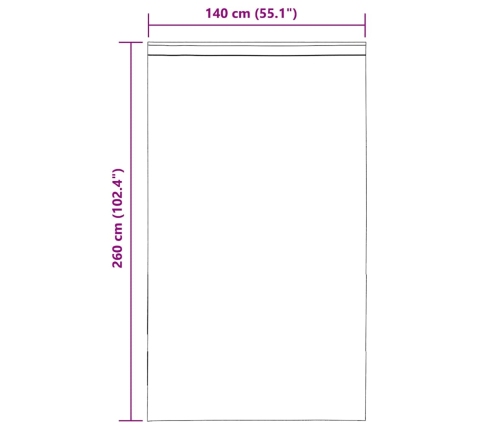 Voile Aizkari Ar Cilni, 2 Gab., Krēmkrāsa Vidaxl