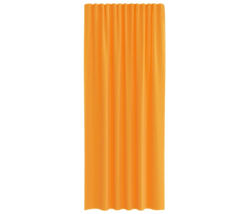 Voile Aizkari Ar Cilpām, 2 Gab., Oranži, 140X245 Cm Vidaxl