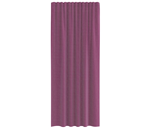 Voile Aizkari Ar Cilpām, 2 Gab., Violeti, 140X245 Cm Vidaxl