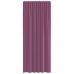 Voile Aizkari Ar Cilpām, 2 Gab., Violeti, 140X245 Cm Vidaxl
