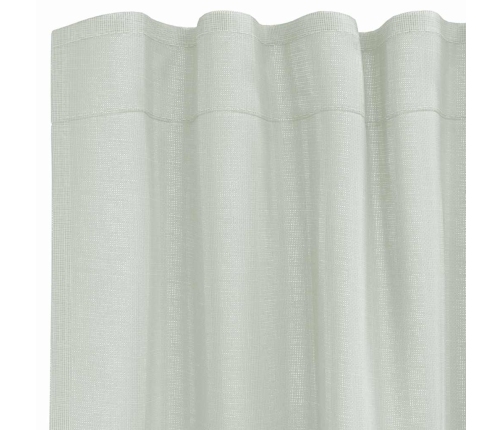 Voile Aizkari Ar Cilpām, 2 Gab., Gaiši Pelēki, 140X260 Cm Vidaxl