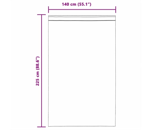 Voile Aizkari Ar Cilpām 2 Gab Smiltis 140X225 Cm Vidaxl