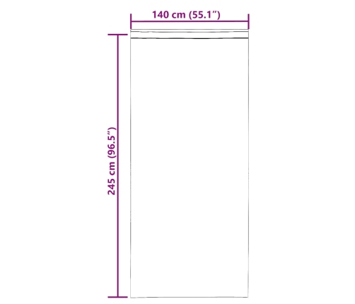 Voile Aizkari Ar Cilpām 2 Gab Smiltis 140X245 Cm Vidaxl