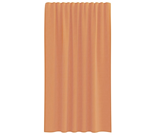 Voile Aizkari Ar Cilpām 2 Gab Terakota 140X175 Cm Vidaxl