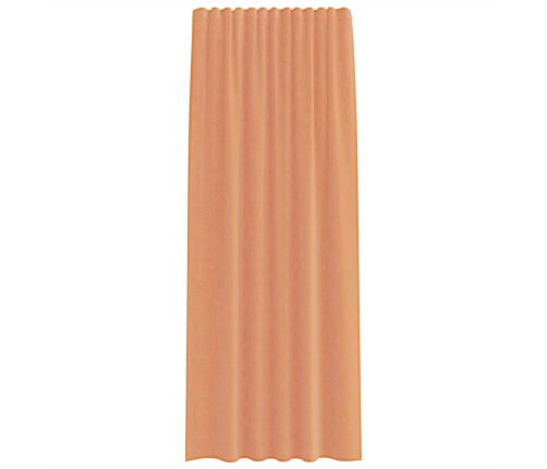 Voile Aizkari Ar Cilpām 2 Gab Terakota 140X225 Cm Vidaxl