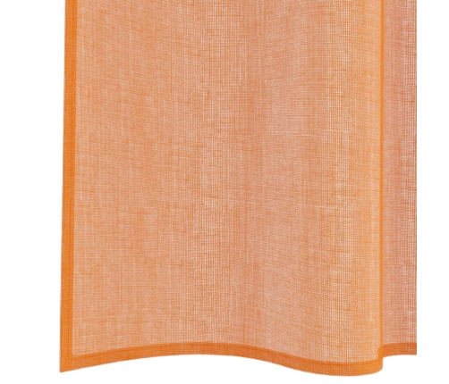 Voile Aizkari Ar Cilpām 2 Gab Terakota 140X225 Cm Vidaxl