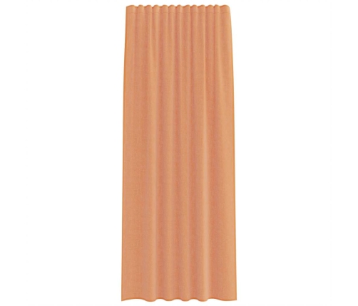 Voile Aizkari Ar Cilpām 2 Gab Terakota 140X245 Cm Vidaxl