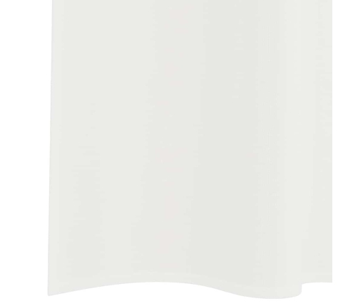 Voile Aizkari Ar Cilpām 2 Gab Balts 140X245 Cm Vidaxl