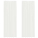 Voile Aizkari Ar Cilpām 2 Gab Balts 140X260 Cm Vidaxl