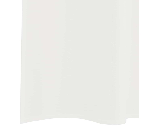 Voile Aizkari Ar Cilpām 2 Gab Balts 140X260 Cm Vidaxl