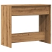 vidaXL konsoles galdiņš, koka krāsa, 89x41x76,5 cm, inženierijas koks