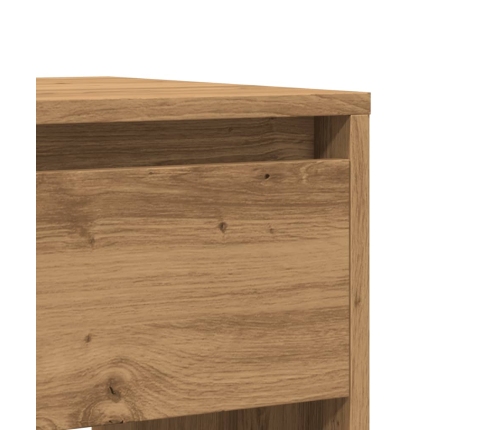 vidaXL konsoles galdiņš, koka krāsa, 89x41x76,5 cm, inženierijas koks