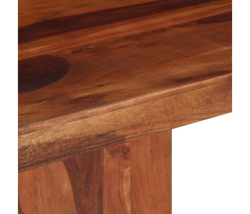 vidaXL virtuves galds, 120x120x77 cm, masīvkoks Akācijas