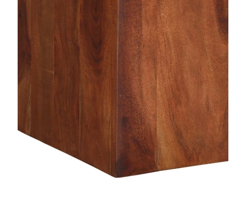 vidaXL virtuves galds, 120x120x77 cm, masīvkoks Akācijas