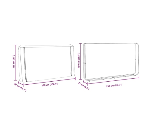Vidaxl Malkas Plaukts Ar Lietus Pārsegu, 250X25X150Cm, Cinkots Tērauds