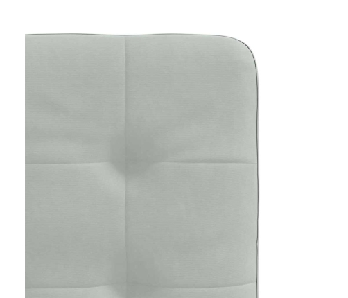 Virtuves Krēsli, 4 Gab., Gaiši Pelēks Samts Vidaxl