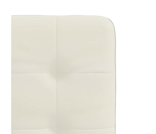 Virtuves Krēsli, 4 Gab., Krēmkrāsas Samts Vidaxl