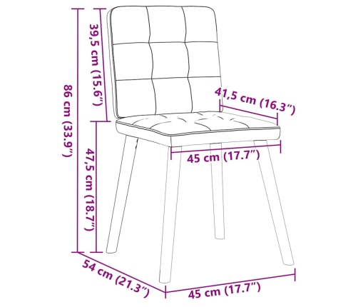 Virtuves Krēsli, 4 Gab., Gaiši Pelēks Audums Vidaxl