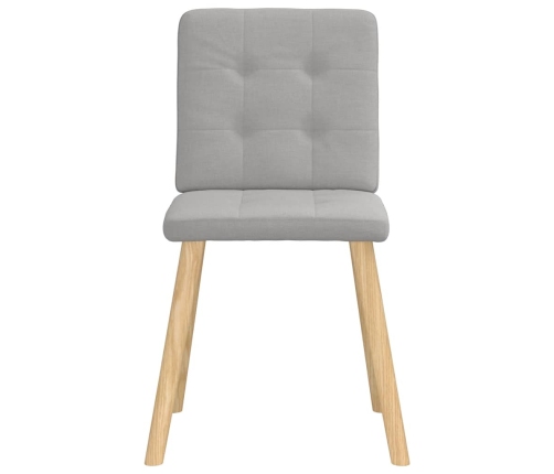 Virtuves Krēsli, 4 Gab., Mākonis Pelēks Audums Vidaxl