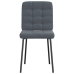 Virtuves Krēsli, 4 Gab., Tumši Pelēks Samts Vidaxl