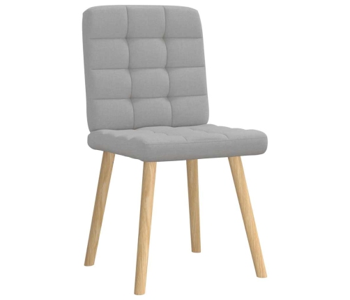 Virtuves Krēsli, 4 Gab., Mākonis Pelēks Audums Vidaxl