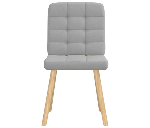 Virtuves Krēsli, 4 Gab., Mākonis Pelēks Audums Vidaxl