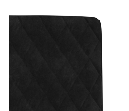 Virtuves Krēsli, 4 Gab., Melns Samts Vidaxl