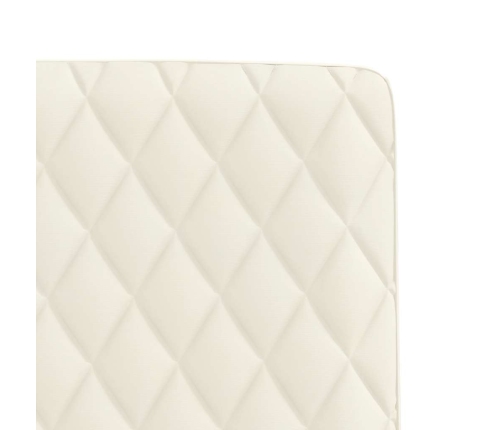 Virtuves Krēsli, 4 Gab., Krēmkrāsas Samts Vidaxl