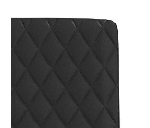 Virtuves Krēsli, 4 Gab., Melna Mākslīgā Āda Vidaxl