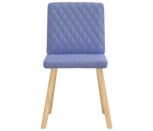 Virtuves Krēsli, 4 Gab., Džinsa Zils Audums Vidaxl