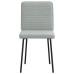 Virtuves Krēsli, 4 Gab., Gaiši Pelēks Samts Vidaxl