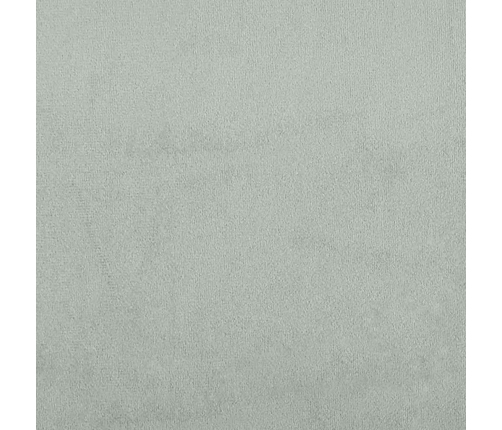 Virtuves Krēsli, 4 Gab., Gaiši Pelēks Samts Vidaxl